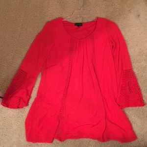 Mini red dress, size medium